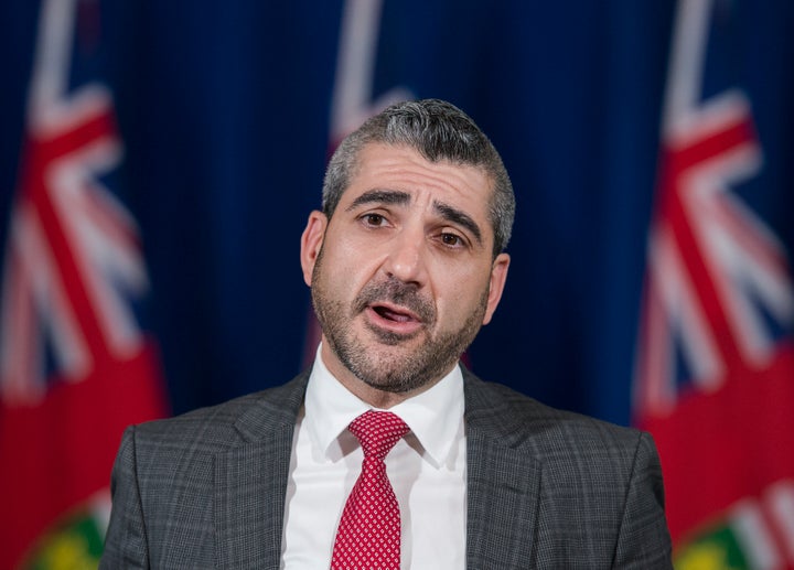 Ontario Minister of Colleges and Universities Ross Romano speaks at Queen's Park in Toronto, Ont. in June, 2020.