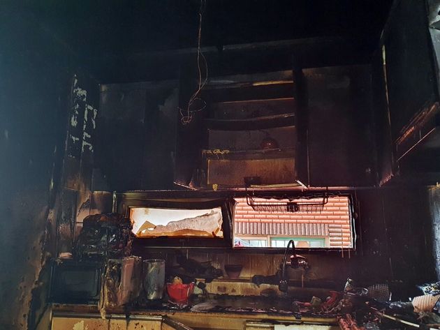 The accident happened while the mother was out of the house and the brothers were alone trying to cook ramen.