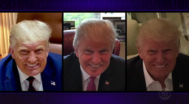 James Corden Notices A Weird Pattern With Trumps Photos