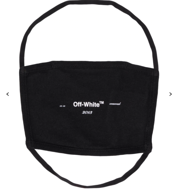 Get the Off-White logo print mask from FarFetch for $105