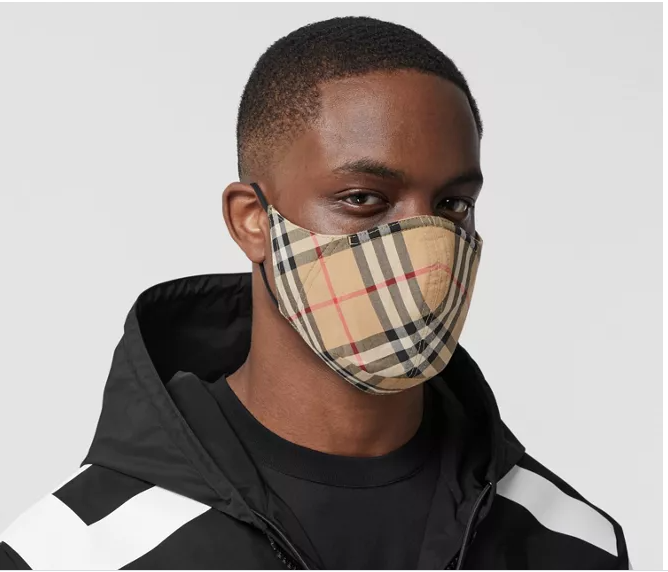 Sign up to find out when the Burberry face mask, which retails for around $120, will be available.