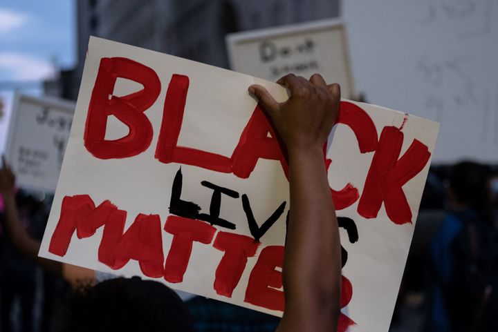 The "Black lives matter" cry rises fully at protests now across the nation, including this one in Detroit on May 29, just days after the police killing of George Floyd in Minneapolis.