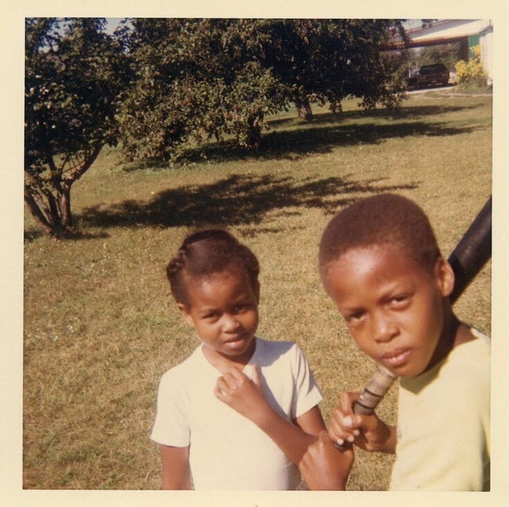 Michelle and Craig as kids.