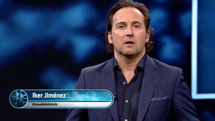 Iker Jiménez, en 'Informe Covid' de 'Cuarto Milenio' en Telecinco.