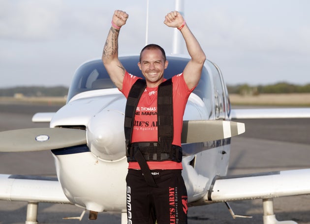 Long Haul! This Guy Did A Marathon While Pulling A 1.25 Tonne Plane