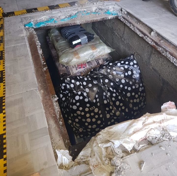 The stolen books were found underground in Romania 