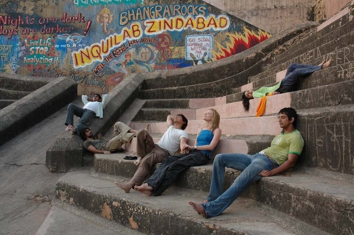 A still from Rang De Basanti