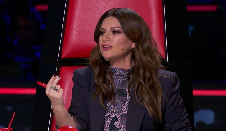 Laura Pausini, en 'La Voz' (Antena 3).