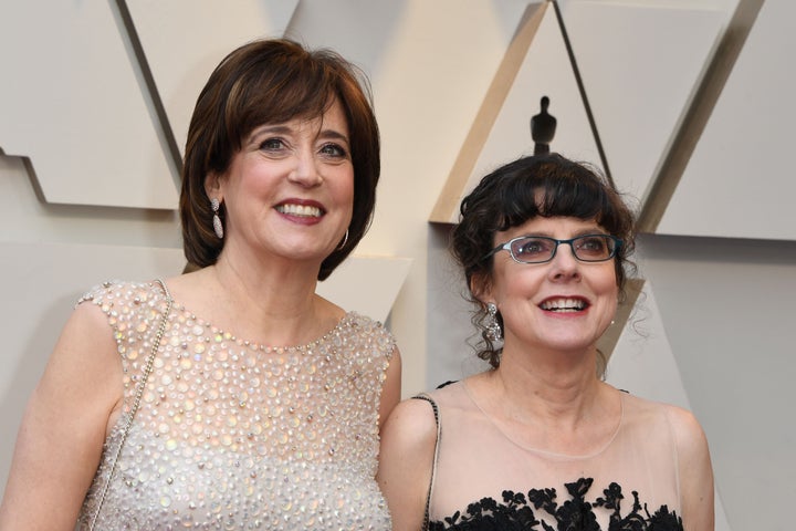 Betsy West (left) and Julie Cohen at the 91st Annual Academy Awards in February 2019, where "RBG" was nominated for Best Documentary Feature.