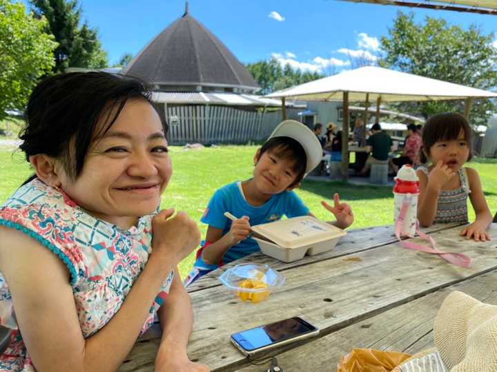 子どもたちと八ヶ岳で。