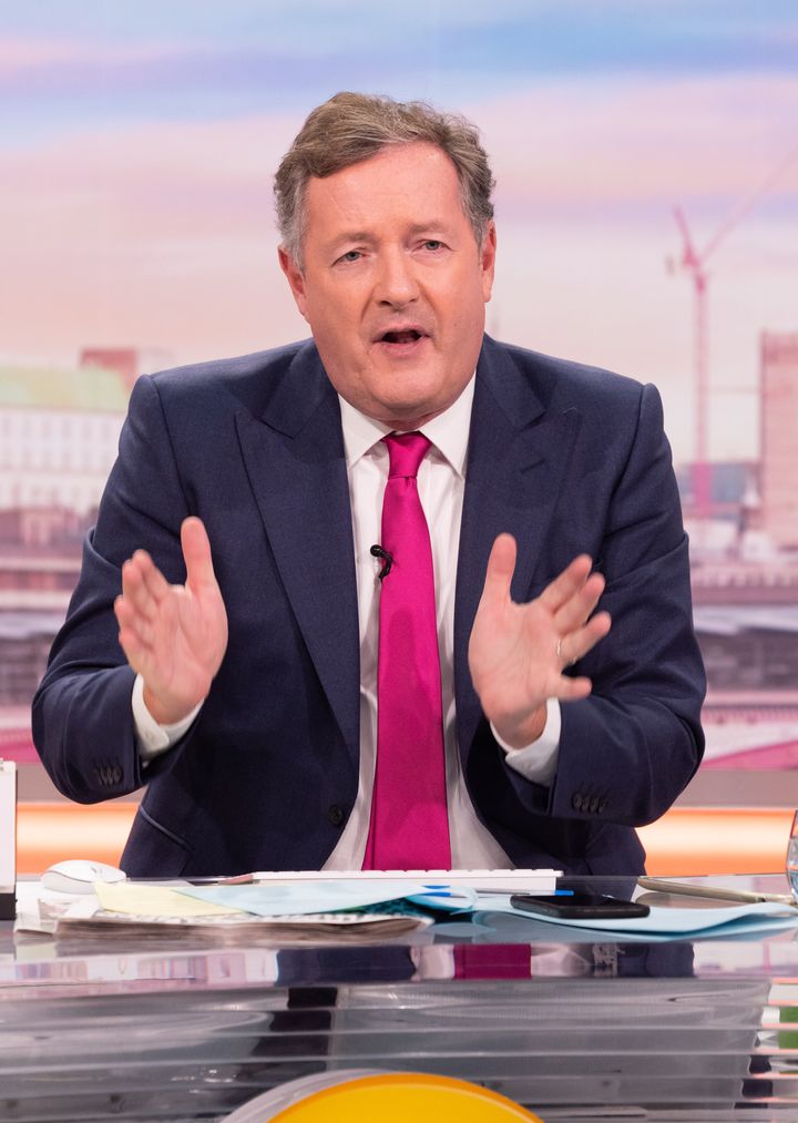 Piers Morgan on Monday's Good Morning Britain