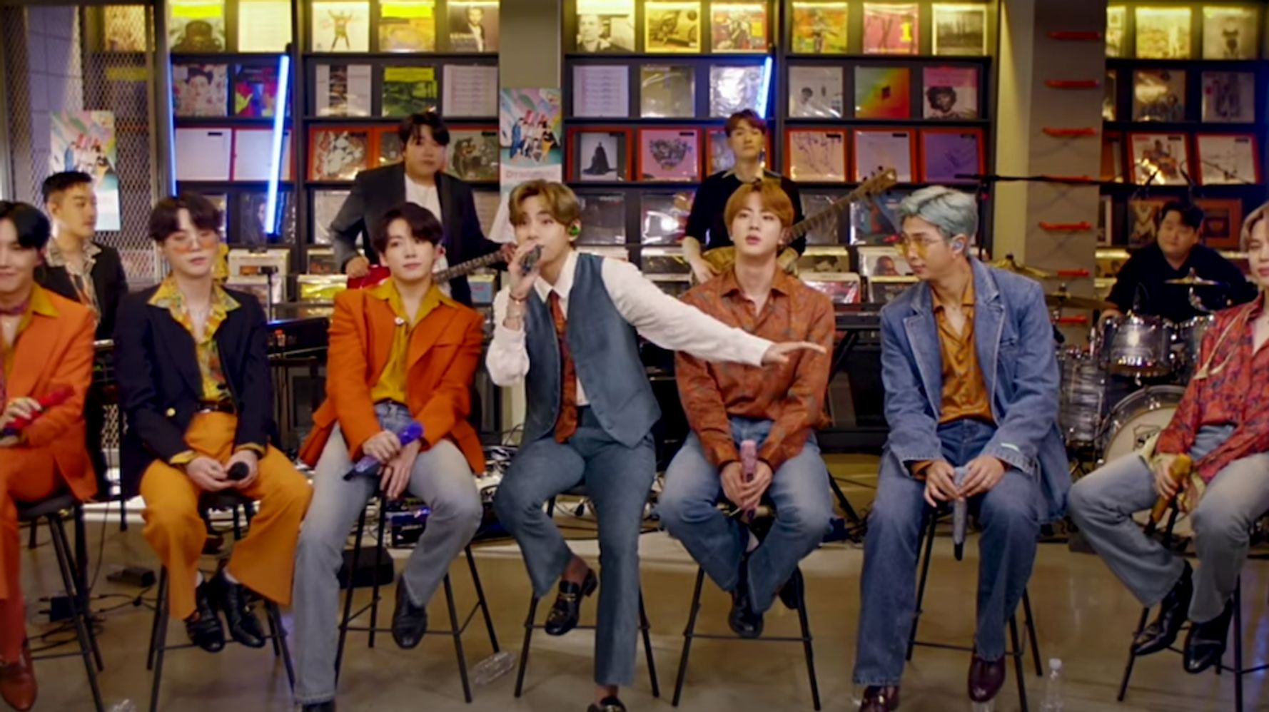 WATCH BTS Performs 'Dynamite' With Live Band On NPR's