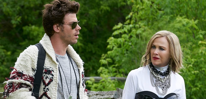 Francois Arnaud with Catherine O'Hara on "Schitt's Creek."