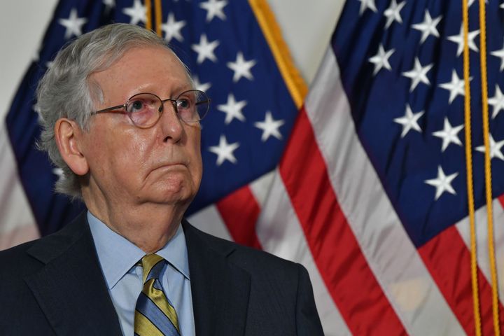 Senate Republicans, led by Majority Leader Mitch McConnell, met behind closed doors Tuesday to discuss the timing of hearings and a confirmation vote for the next Supreme Court nominee.
