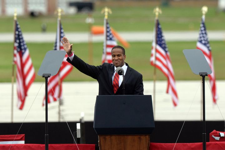 Republican John James is the only Black GOP Senate candidate this cycle.