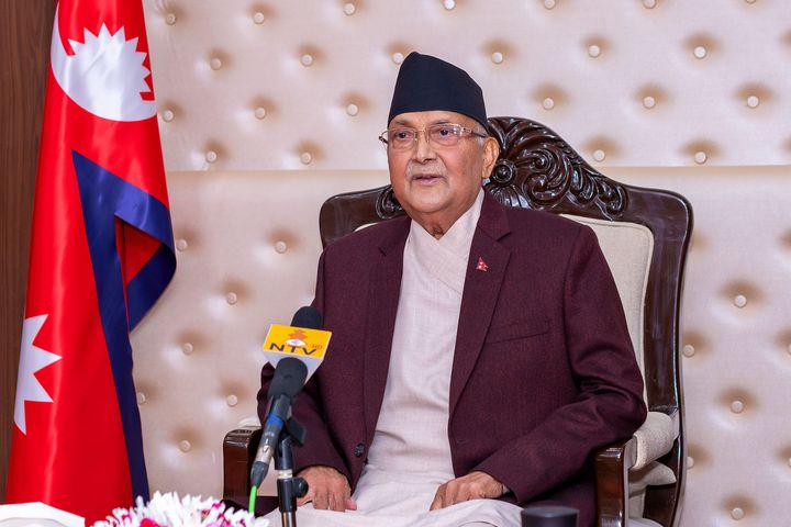 File image of Nepal's Prime Minister KP Sharma Oli.