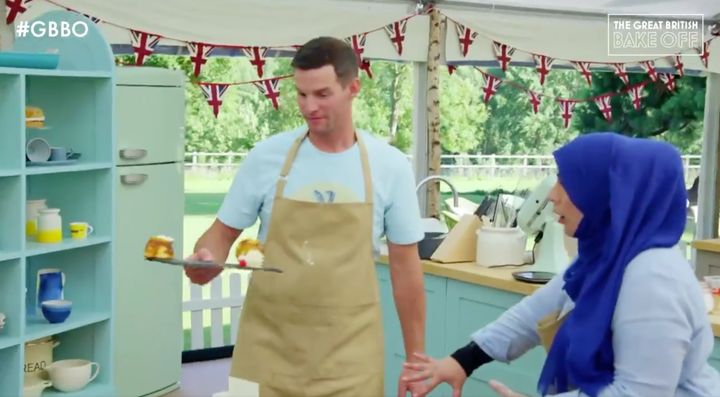 Disaster struck the Great British Bake Off tent