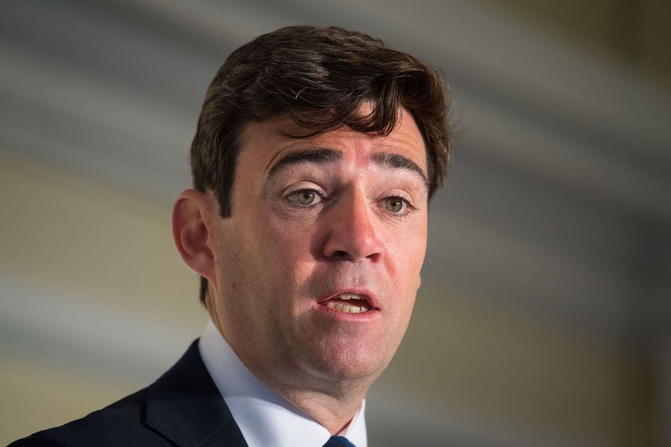 Mayor of Greater Manchester Andy Burnham