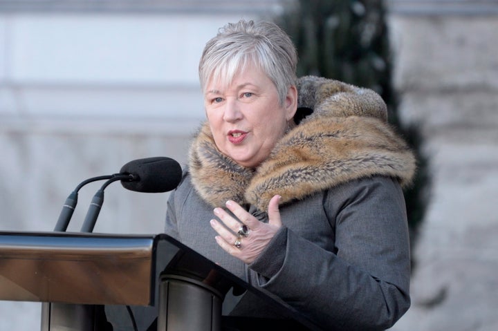 Minister of the Department of Oceans and Fisheries Bernadette Jordan at Rideau Hall in Ottawa on Jan.14, 2019.