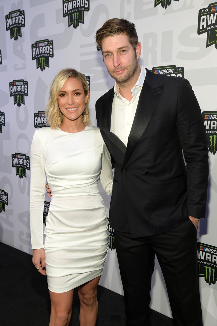 Jay Cutler and Kristin Cavallari attend the Monster Energy NASCAR Cup Series Awards on Dec. 5, 2019, in Nashville, Tennessee.