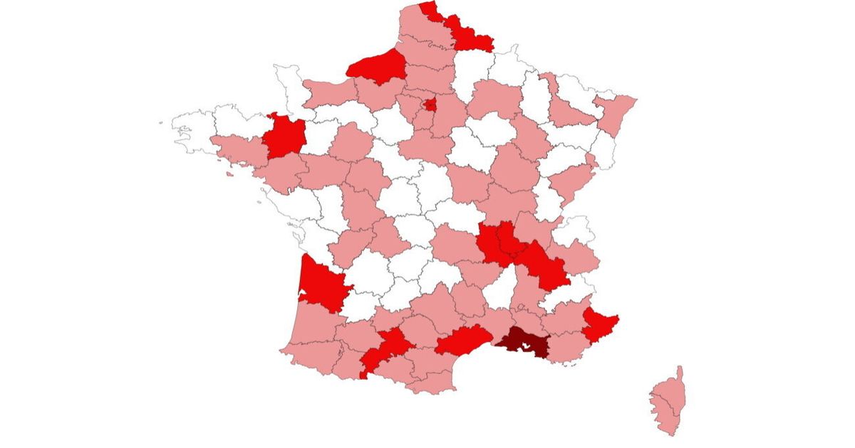 Covid 19 La Carte Des Stades D Alerte En France Le Huffpost