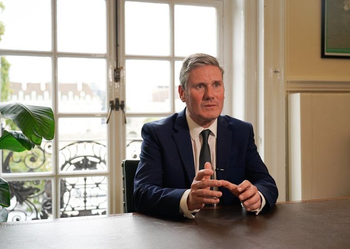 Labour leader Keir Starmer delivers a televised address to the nation