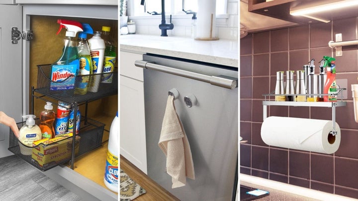 Rather than suffering through the chaotic energy of a cluttered quarantine kitchen, check out these affordable Amazon kitchen hacks to make your life easier.