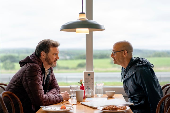 Colin Firth and Stanley Tucci star in "Supernova," which had its world premiere at Spain’s San Sebastián International Film Festival this week. 