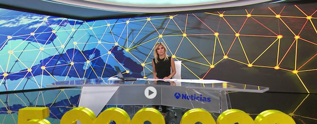 Antena 3 Noticias' indigna con este rótulo sobre el coronavirus: mira  debajo de Sandra Golpe | El HuffPost