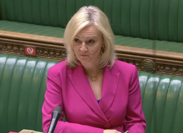 Liz Truss in the House of Commons