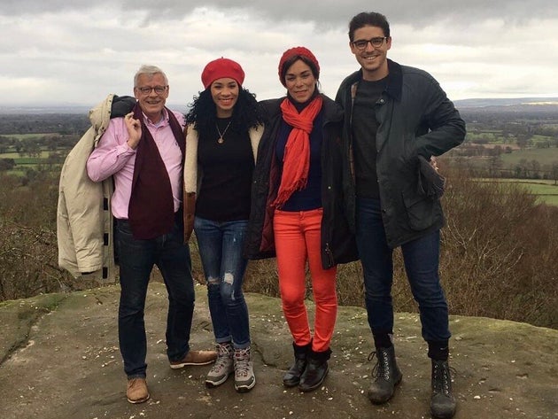 Michelle Ackerley with her family.