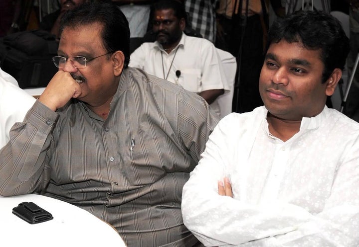 AR Rahman with SP Balasubrahmanyam