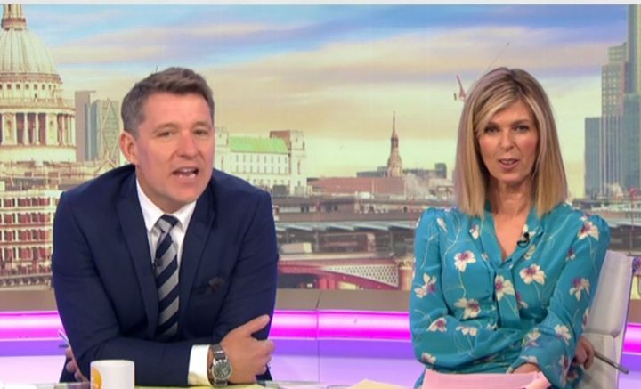 Ben Shephard and Kate Garraway on Good Morning Britain