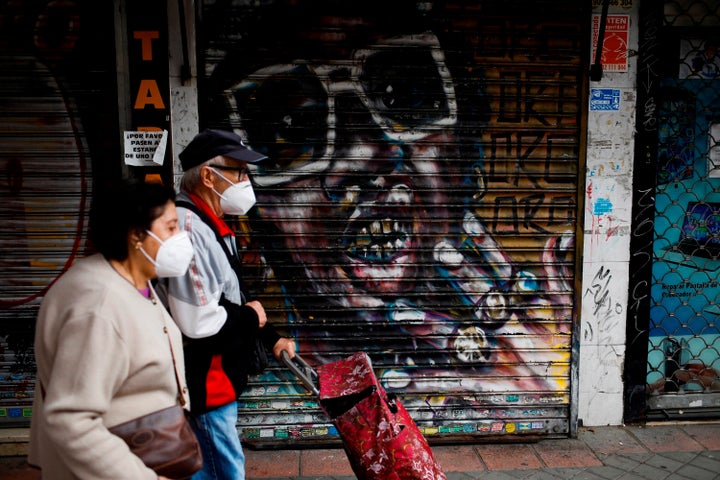 Vecinos en Carabanchel (Madrid)