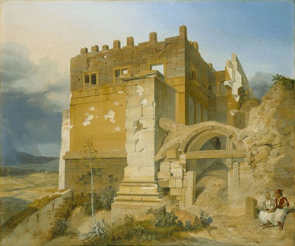 Karl von Heideck, Aufgang zur Akropolis (Ανάβαση στην Ακρόπολη), 1835, 74,0 x 88,5 cm