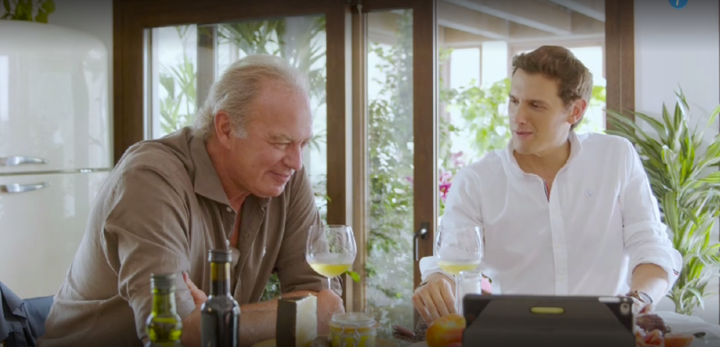 Bertín Osborne y Albert Rivera en Mi casa es la tuya desde Cútar (Málaga).