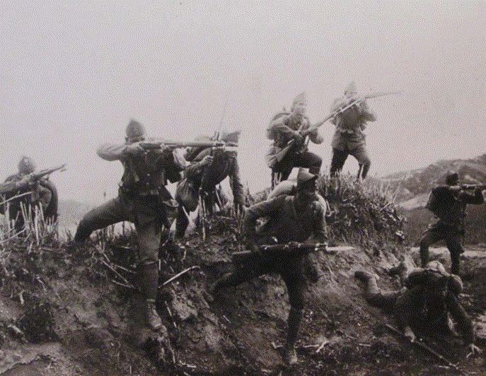 Έφοδος Ελληνικού Πεζικού κοντά στον ποταμό Ερμό κατά την Μικρασιατική Εκστρατεία (1919-1922)