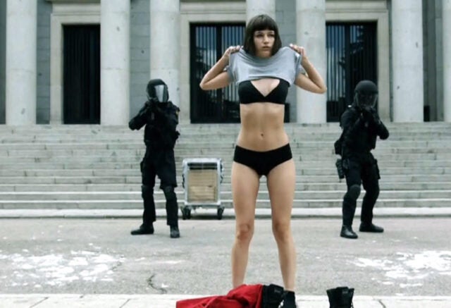 Tokio en una escena de 'La Casa de Papel'.