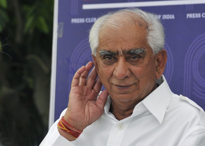 Former BJP leader and union minister Jaswant Singh in a file photo