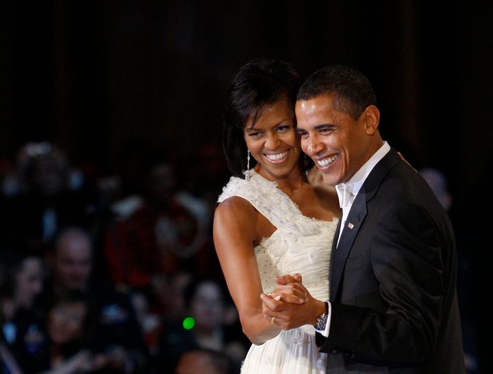 Former U.S. President Barack Obama and with his wife Michelle Obama in a file photo