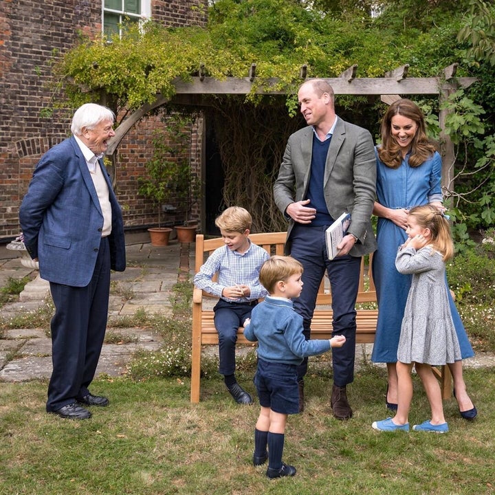 Prince WIlliam Kate Middleton kids David Attenborough