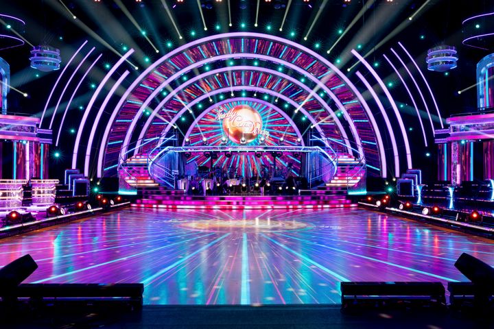 The Strictly Come Dancing ballroom