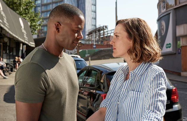 Adrian Lester and Rachael Stirling as David and Kelly