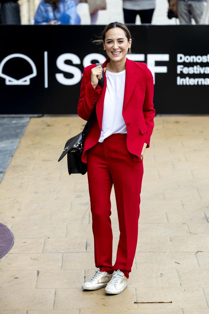 Tamara Falcó en el Festival de cine de San Sebastián.