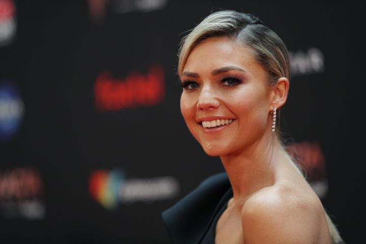 Sam Frost attends the 2019 AACTA Awards Presented by Foxtel at The Star on December 04, 2019 in Sydney, Australia. 