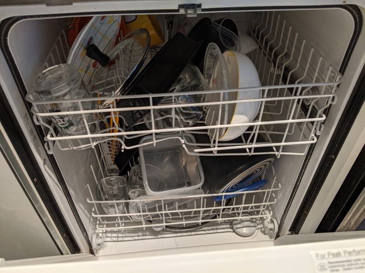 The writer's dishwasher is used exclusively for drying dishes.