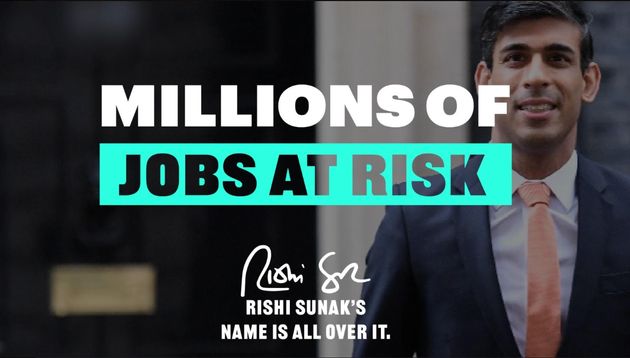 Labour Launches Attack Ads Ridiculing Rishi Sunak’s Signed Tweets Amid Job Fears