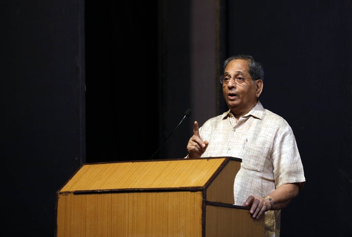 Dr. Madhav Godbole, retired Indian Administrative Service (IAS) officer and former Home Secretary in a file photo.