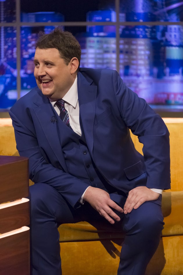 Peter Kay being interviewed on The Jonathan Ross Show in 2017