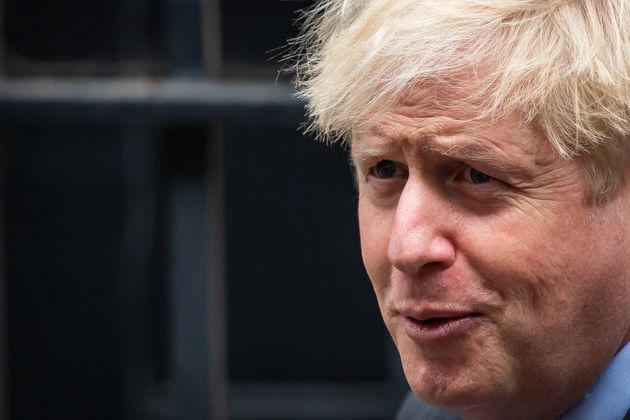 Prime minister Boris Johnson leaves 10 Downing Street on September 22